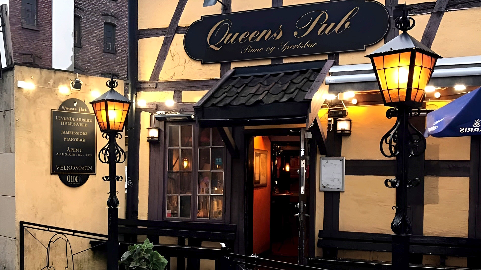Queen's Pub fasade